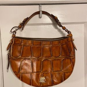 Dooney & Burke crocodile moon handbag